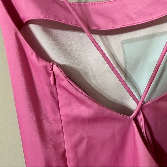 Fiorucci Flying Logo Pink Slip dress size Small - Picture 11 of 15